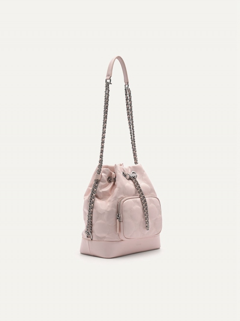 Pink Women's Pedro Maisie Bucket Bags | DORLUF-765