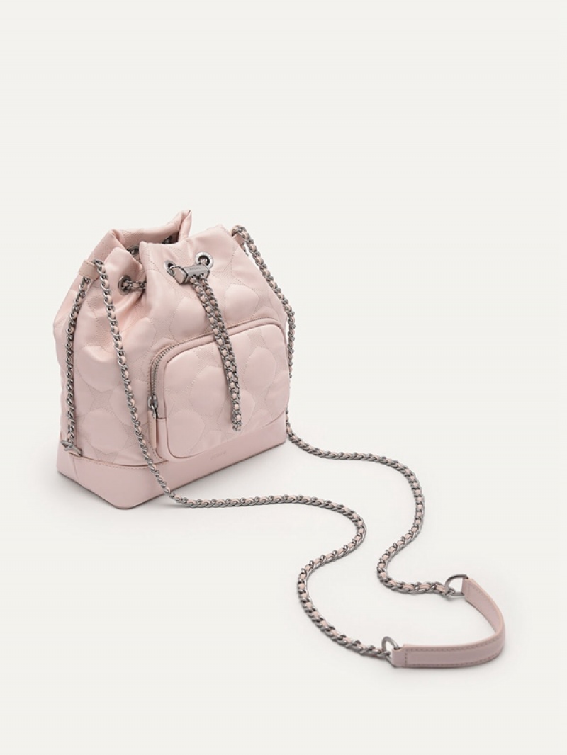 Pink Women's Pedro Maisie Bucket Bags | DORLUF-765