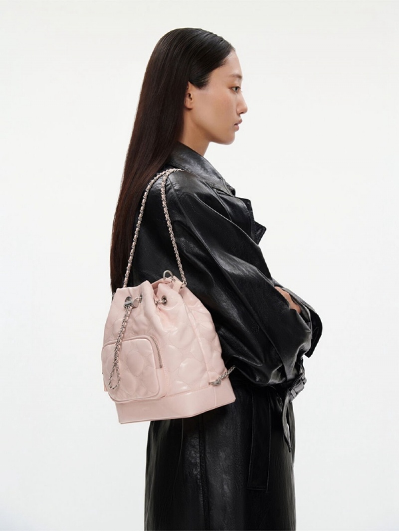 Pink Women's Pedro Maisie Bucket Bags | DORLUF-765