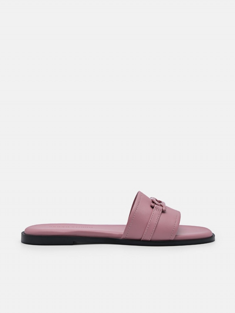 Pink Women\'s Pedro Studio Jeanne Flats | NSLYPU-234