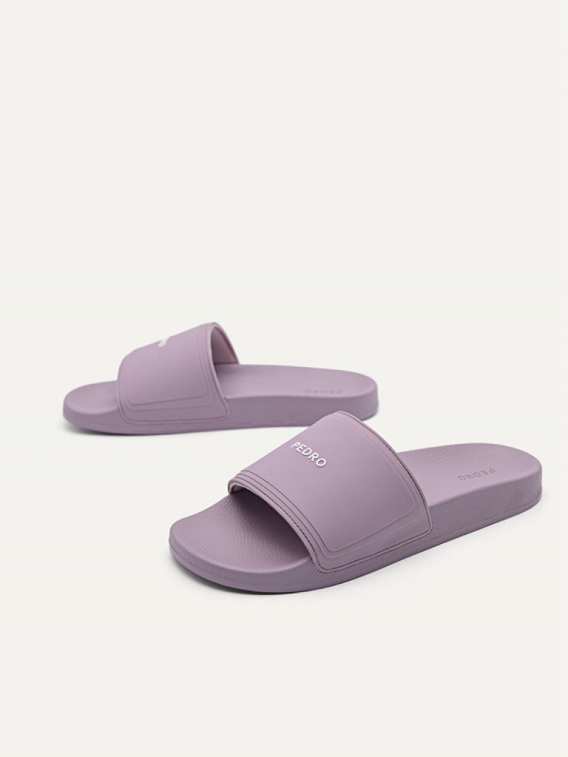 Purple Men's Pedro Billie Casual Slides | AFTJVR-503