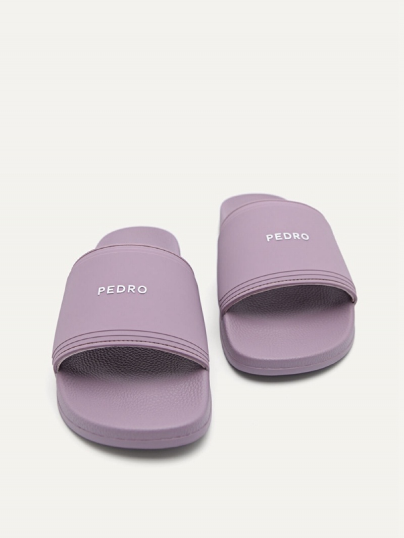 Purple Men's Pedro Billie Casual Slides | AFTJVR-503