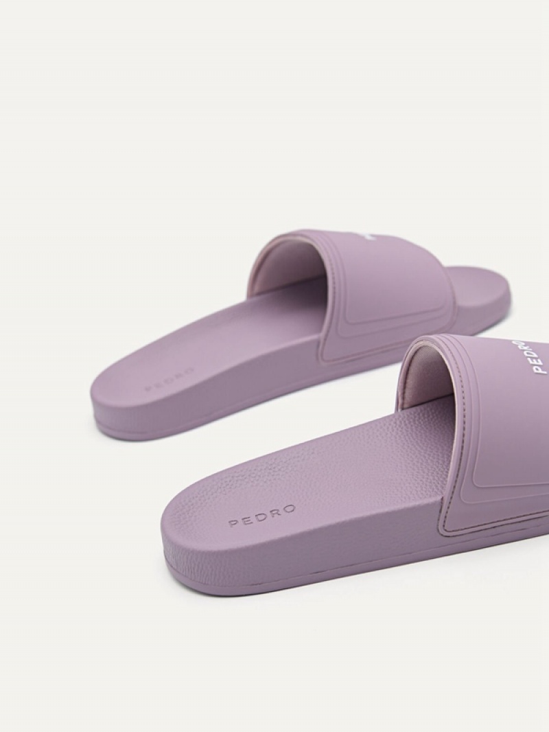 Purple Men's Pedro Billie Casual Slides | AFTJVR-503