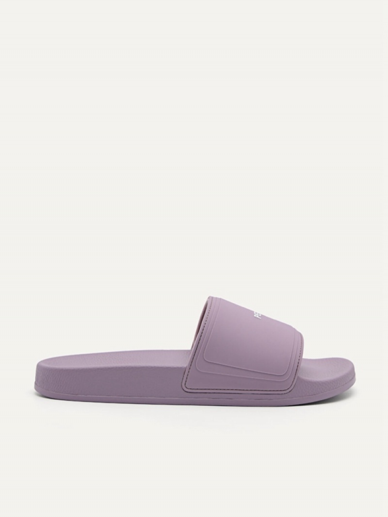 Purple Men\'s Pedro Billie Casual Slides | AFTJVR-503