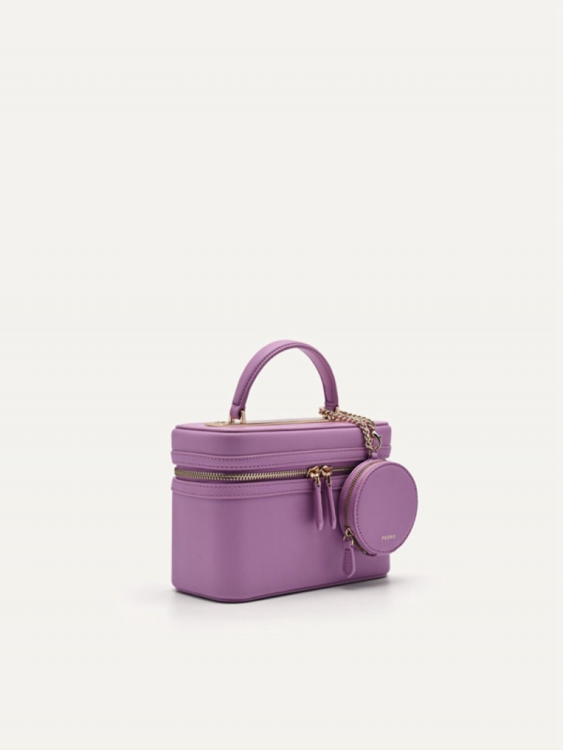 Purple Women's Pedro Ari Boxy Shoulder Bags | GFJHMI-302