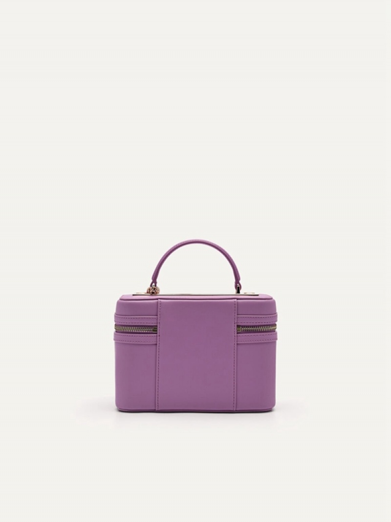 Purple Women's Pedro Ari Boxy Shoulder Bags | GFJHMI-302