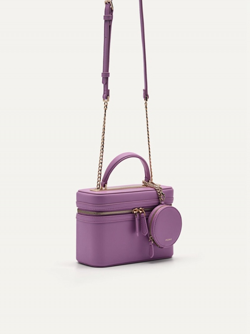 Purple Women's Pedro Ari Boxy Shoulder Bags | GFJHMI-302