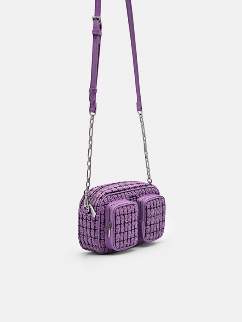 Purple Women's Pedro Maggie Mini Shoulder Bags | NJAZRW-049