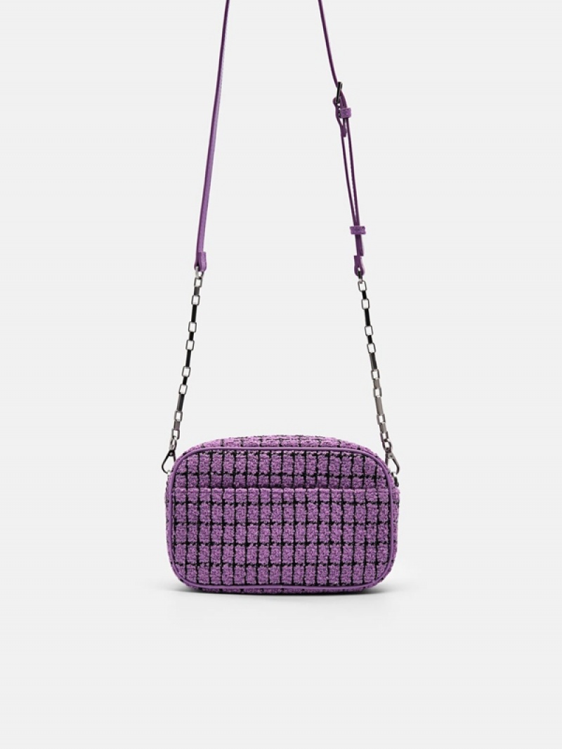 Purple Women's Pedro Maggie Mini Shoulder Bags | NJAZRW-049