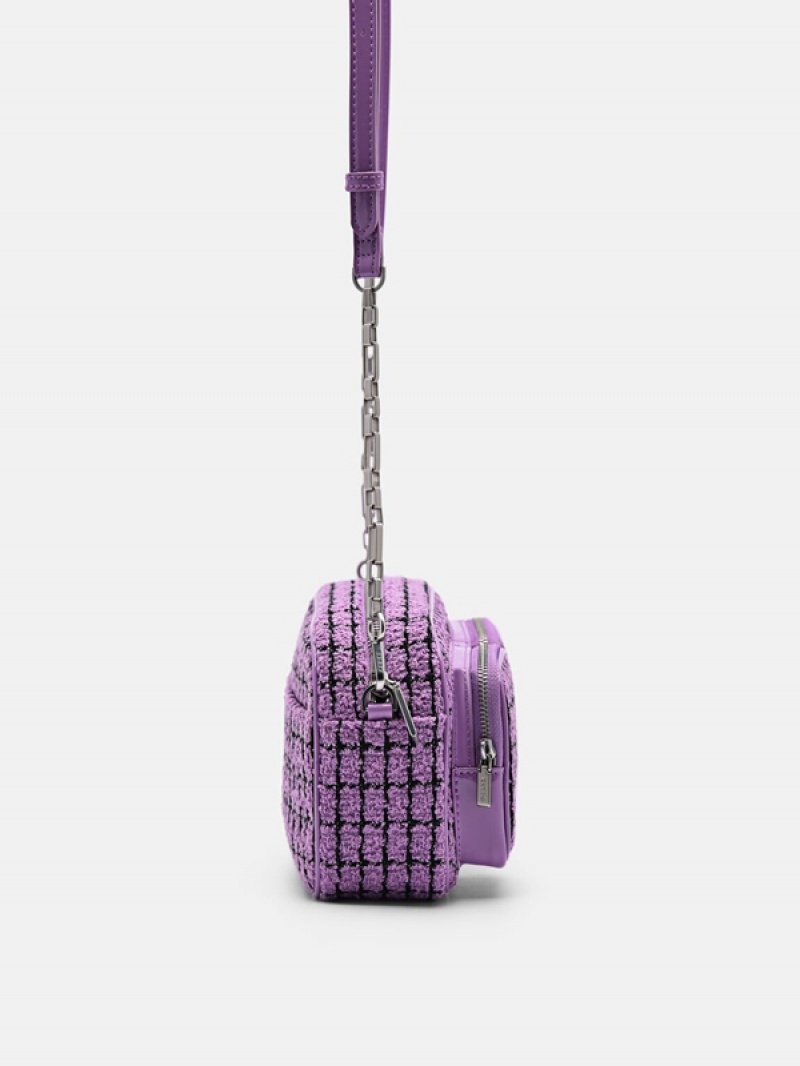 Purple Women's Pedro Maggie Mini Shoulder Bags | NJAZRW-049