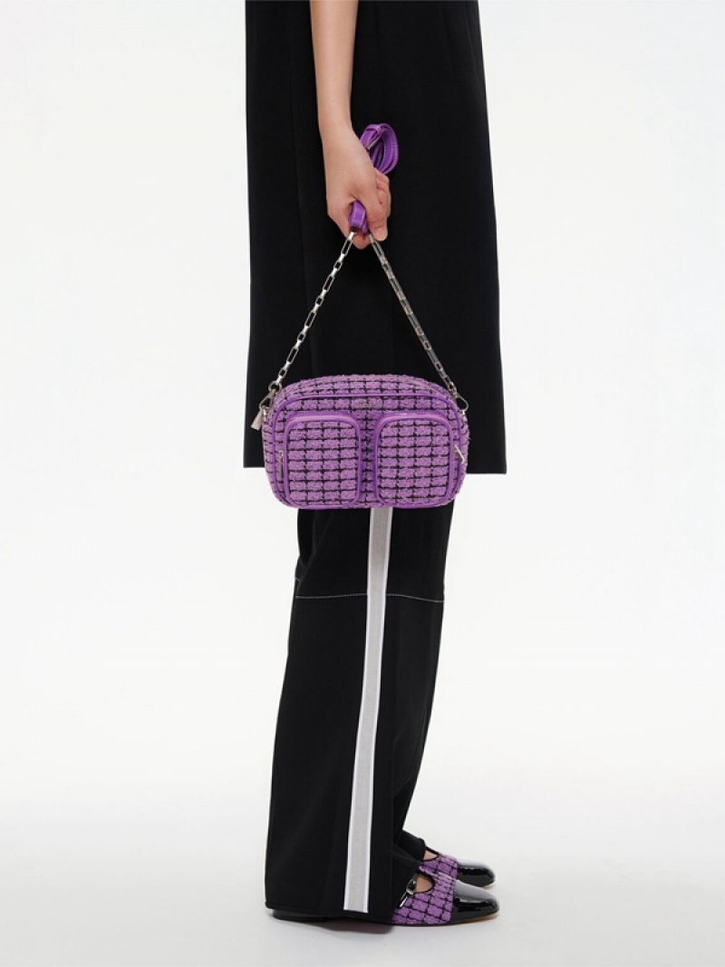 Purple Women's Pedro Maggie Mini Shoulder Bags | NJAZRW-049