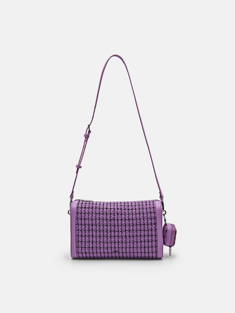 Purple Women's Pedro Maggie Shoulder Bags | ZGJPVN-359