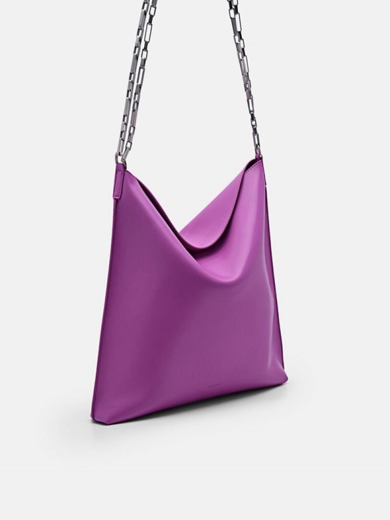 Purple Women's Pedro Maggie Shoulder Bags | OIRUHV-625