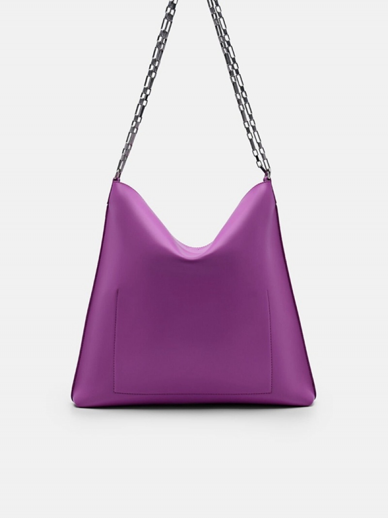 Purple Women's Pedro Maggie Shoulder Bags | OIRUHV-625