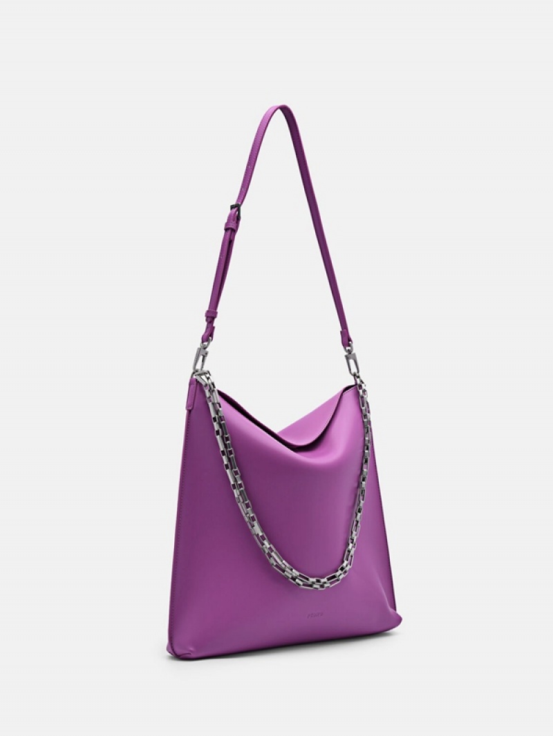 Purple Women's Pedro Maggie Shoulder Bags | OIRUHV-625