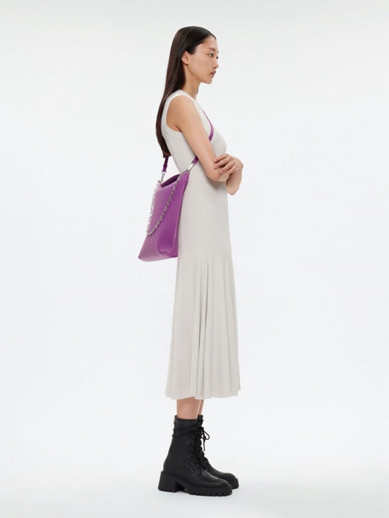 Purple Women's Pedro Maggie Shoulder Bags | OIRUHV-625