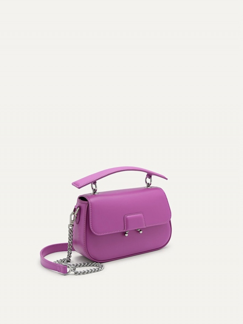 Purple Women's Pedro Maisie Mini Shoulder Bags | TGBXSF-426