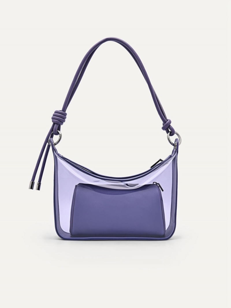 Purple Women's Pedro Megan Hobo Bag | PMEJGR-208