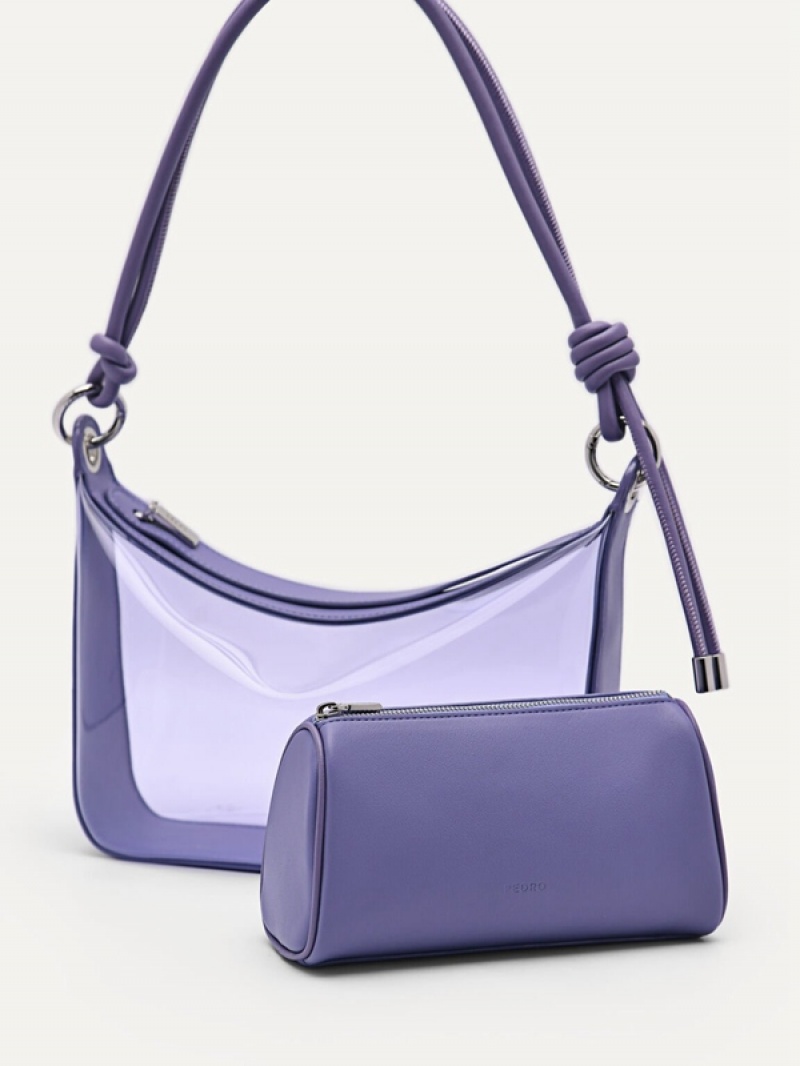 Purple Women's Pedro Megan Hobo Bag | PMEJGR-208