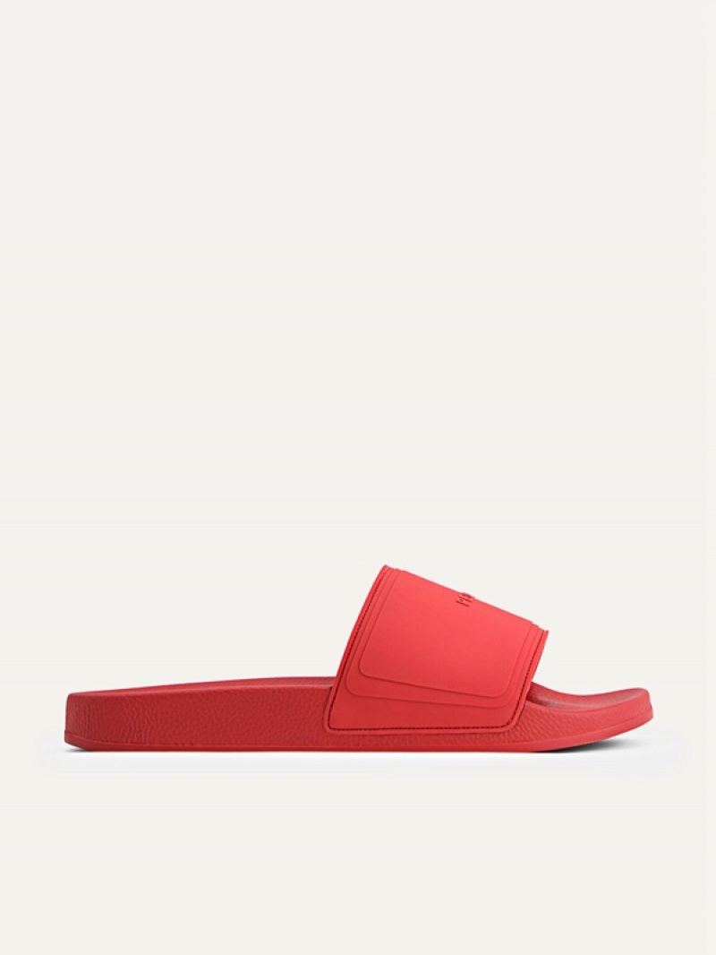 Red Men\'s Pedro Billie Casual Slides | UWYQMR-924