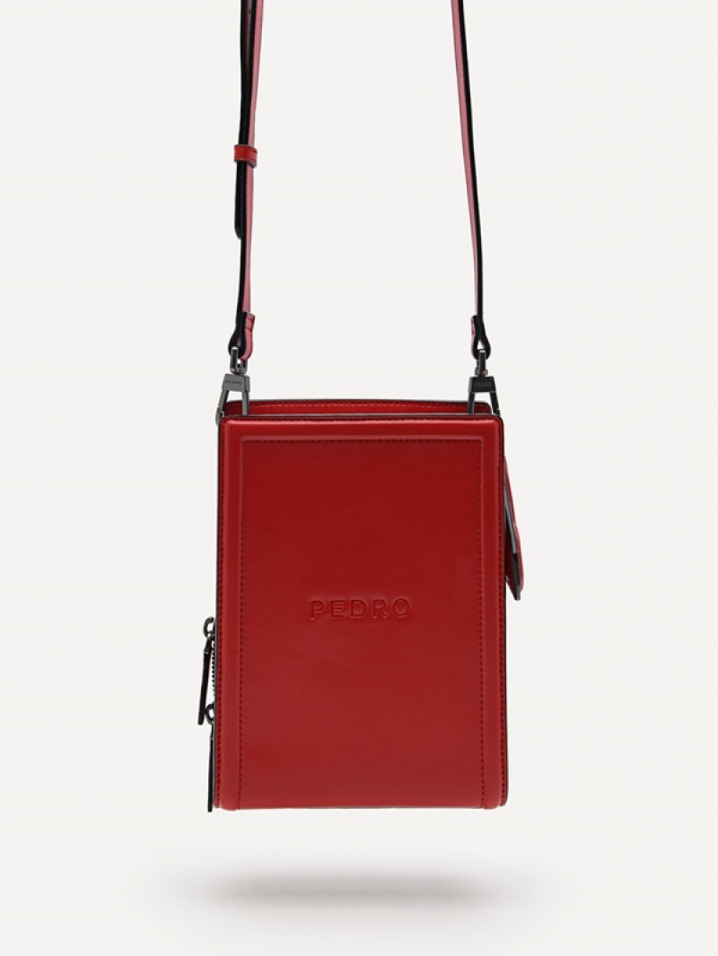 Red Men's Pedro Eterna Sling Bag | PTZVJI-039