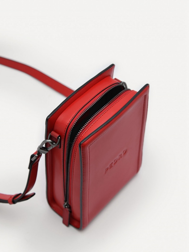 Red Men's Pedro Eterna Sling Bag | PTZVJI-039