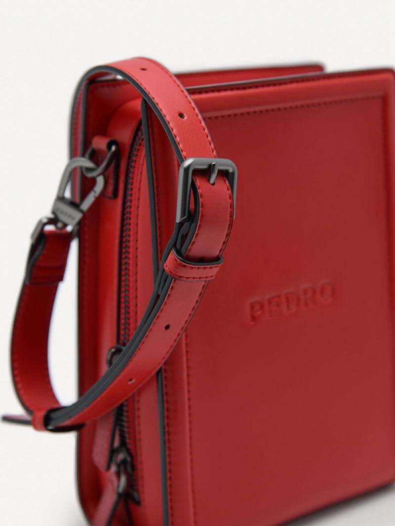 Red Men's Pedro Eterna Sling Bag | PTZVJI-039