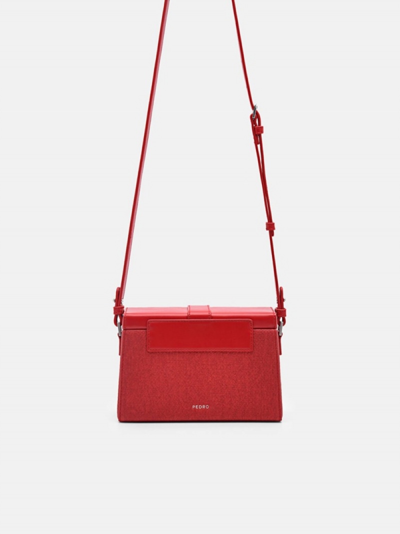 Red Women's Pedro Mara Mini Shoulder Bags | KSMFIQ-124