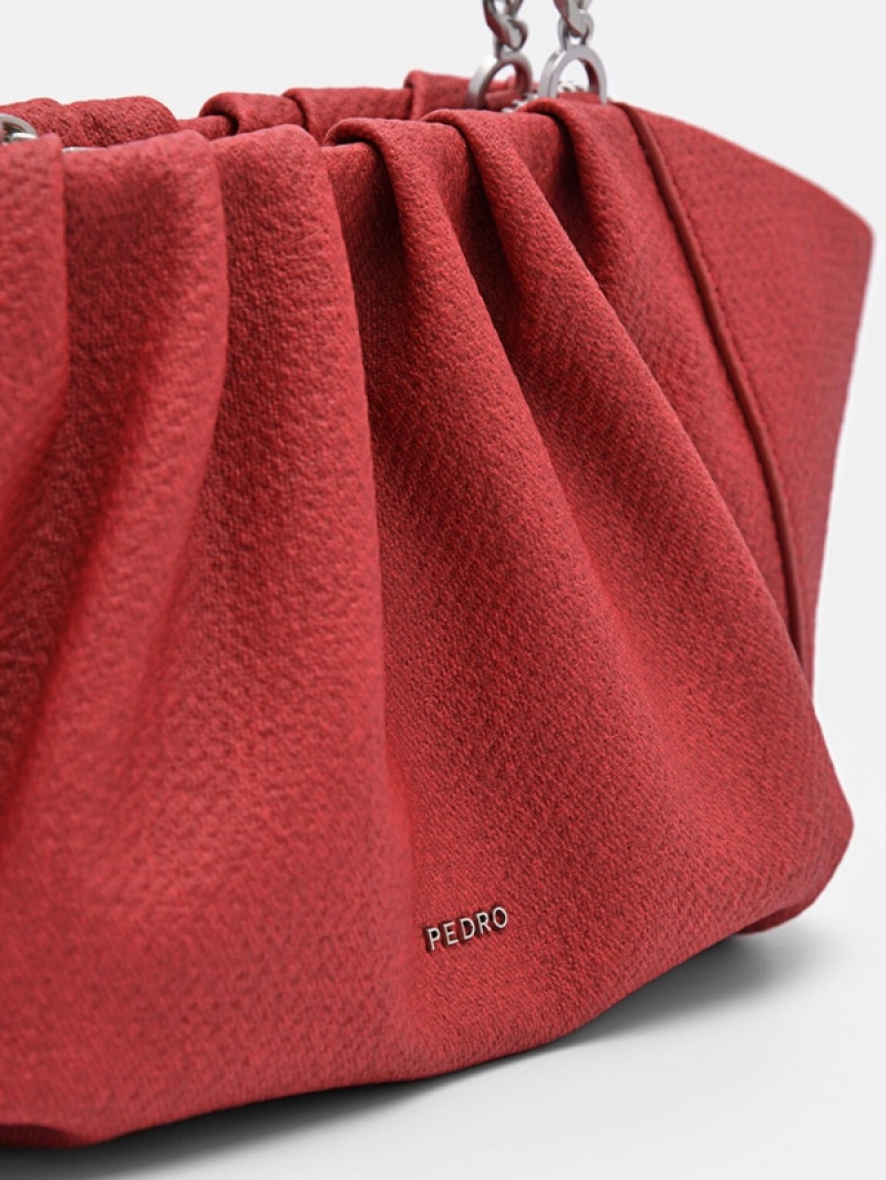 Red Women's Pedro Nalia Shoulder Bags | ZDLGTE-930