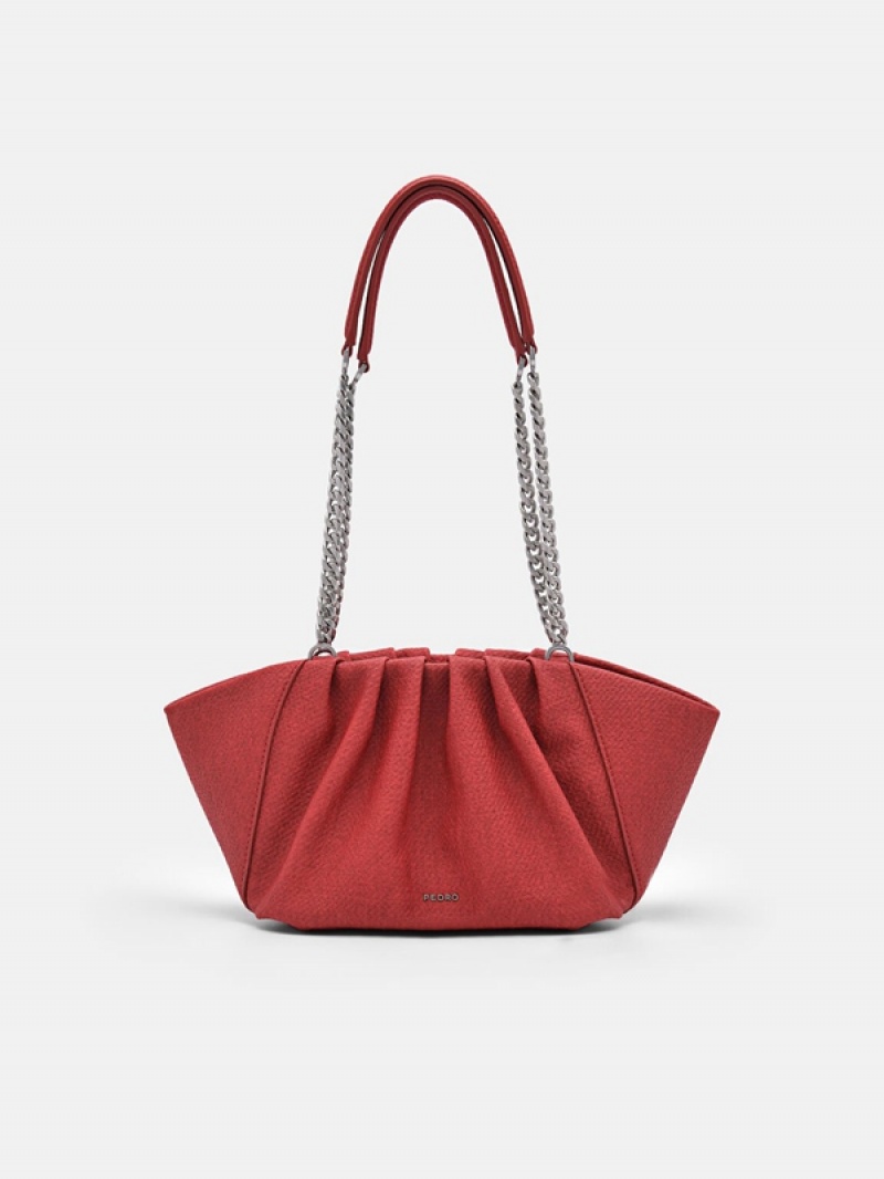 Red Women\'s Pedro Nalia Shoulder Bags | ZDLGTE-930