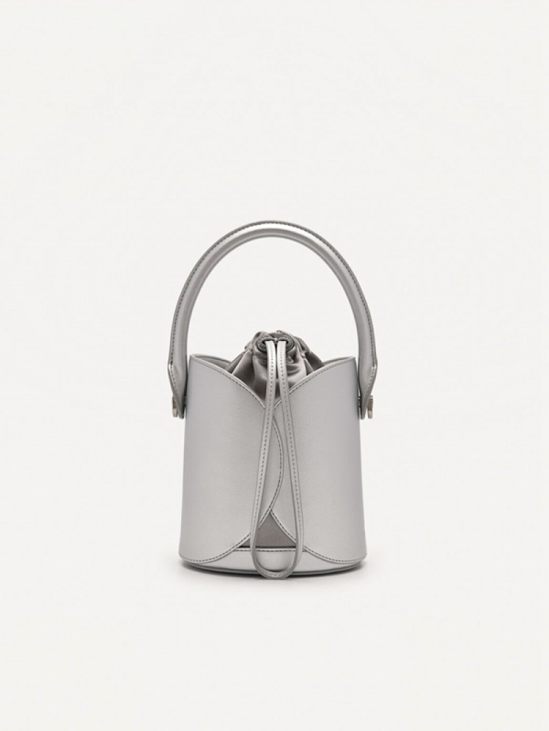 Silver Women's Pedro Vibe Bucket Bags | WHLOPS-108