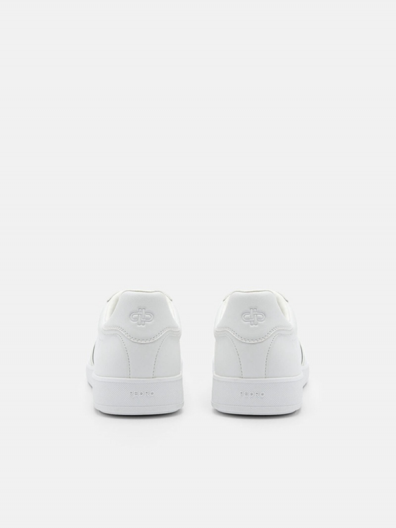 White Men's Pedro Icon Fleet Sneakers | JQTFLN-675