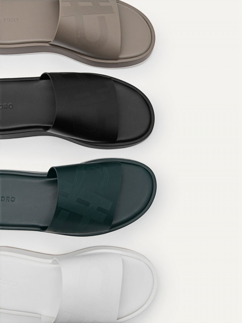 White Men's Pedro Icon Slides | RMCWIP-143