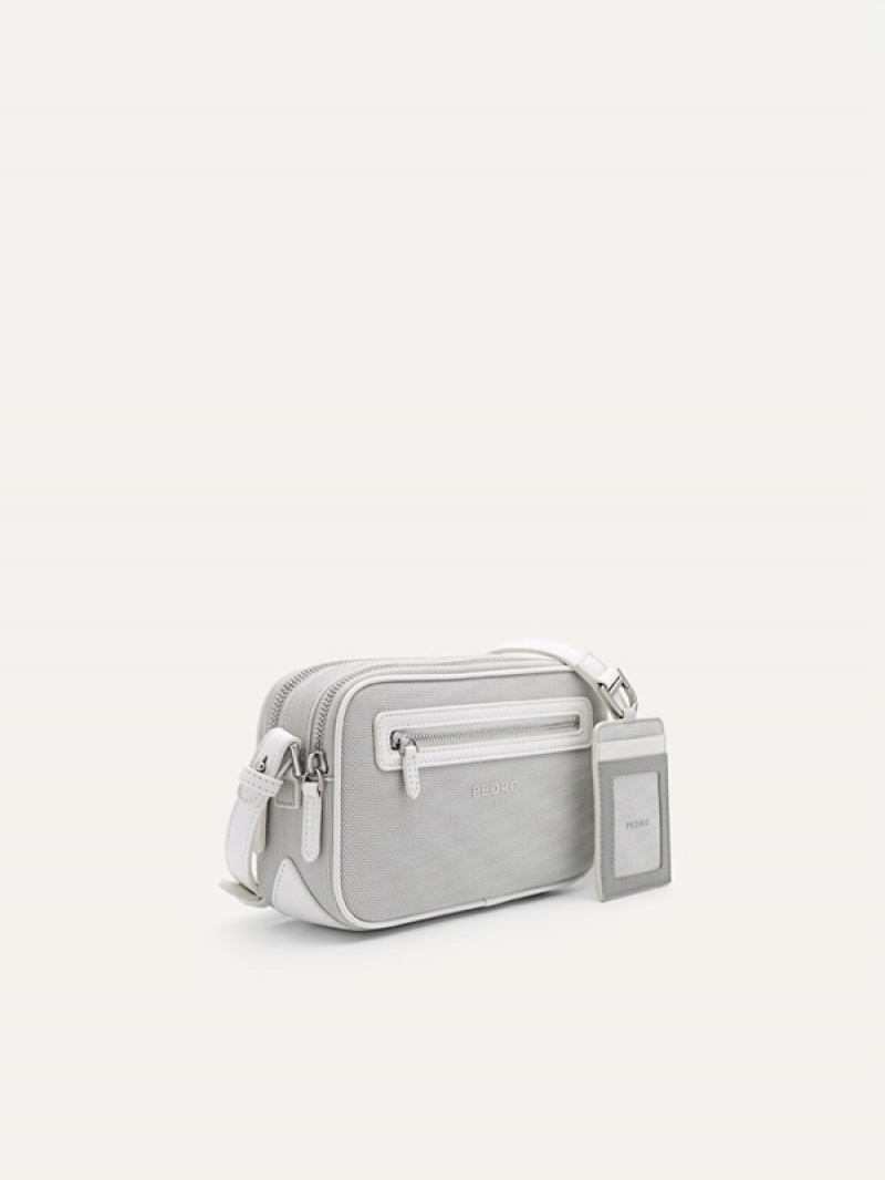 White Men's Pedro Scott Sling Bag | ELCDNP-619