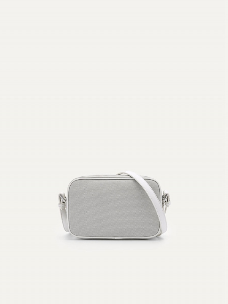 White Men's Pedro Scott Sling Bag | ELCDNP-619