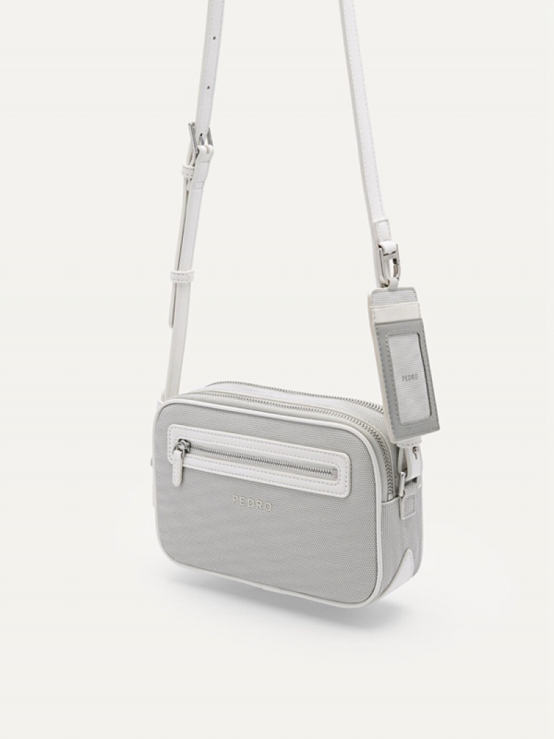 White Men's Pedro Scott Sling Bag | ELCDNP-619