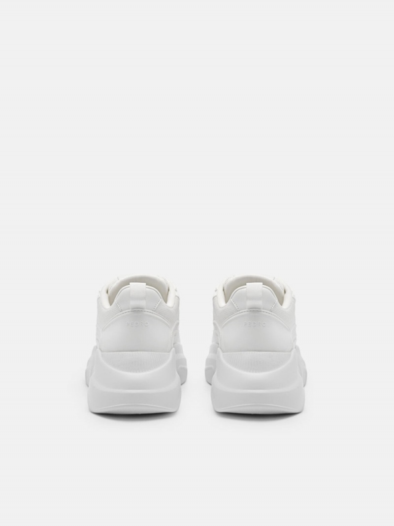 White Women's Pedro Altura Sneakers | OPEXQR-740