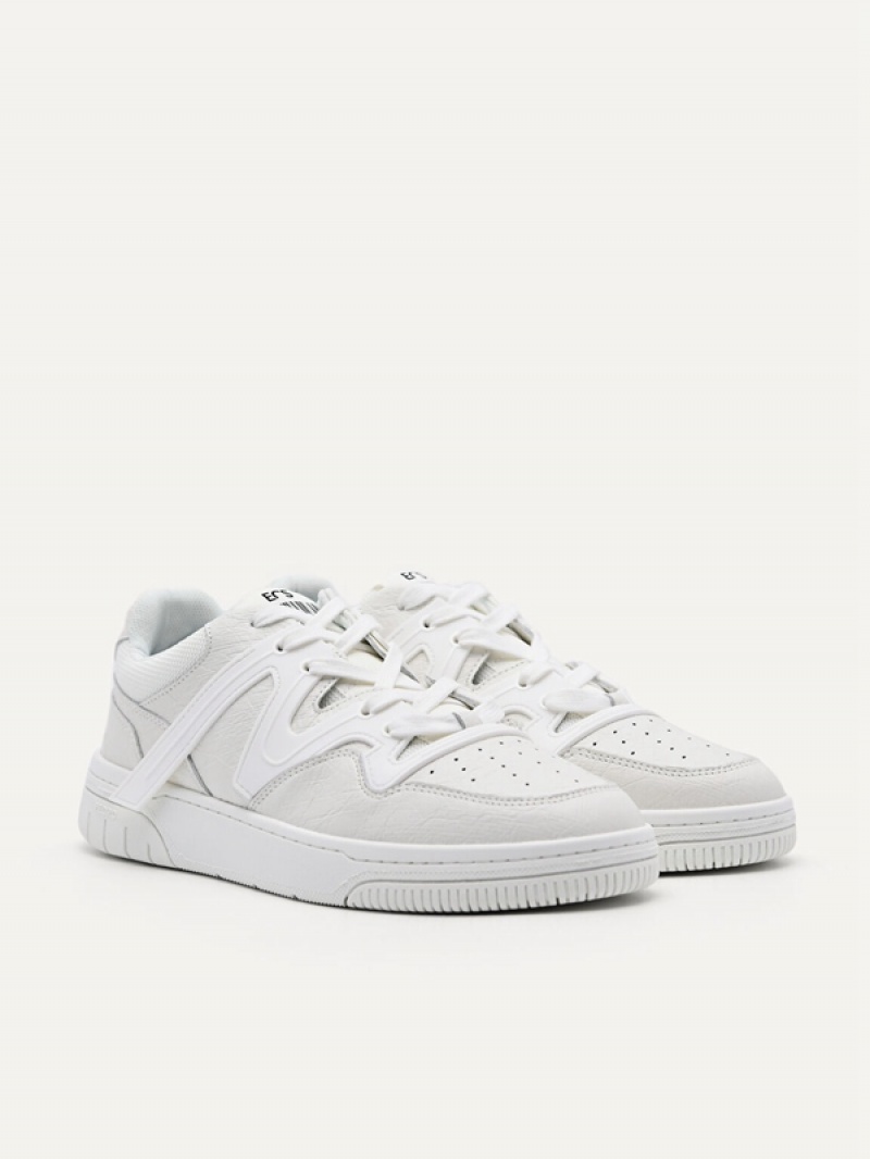 White Women's Pedro EOS Sneakers | AZPTXY-735