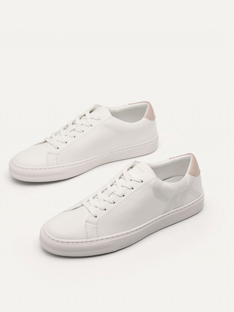 White Women's Pedro Icon Sneakers | VGPQHF-796