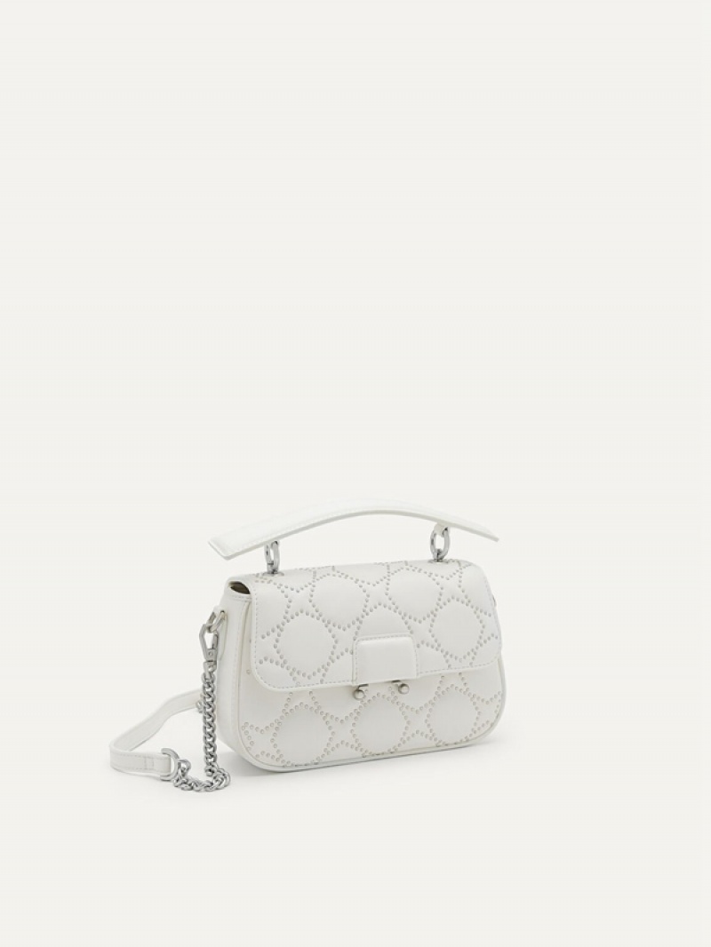 White Women's Pedro Maisie Mini Shoulder Bags | TSNXGD-052