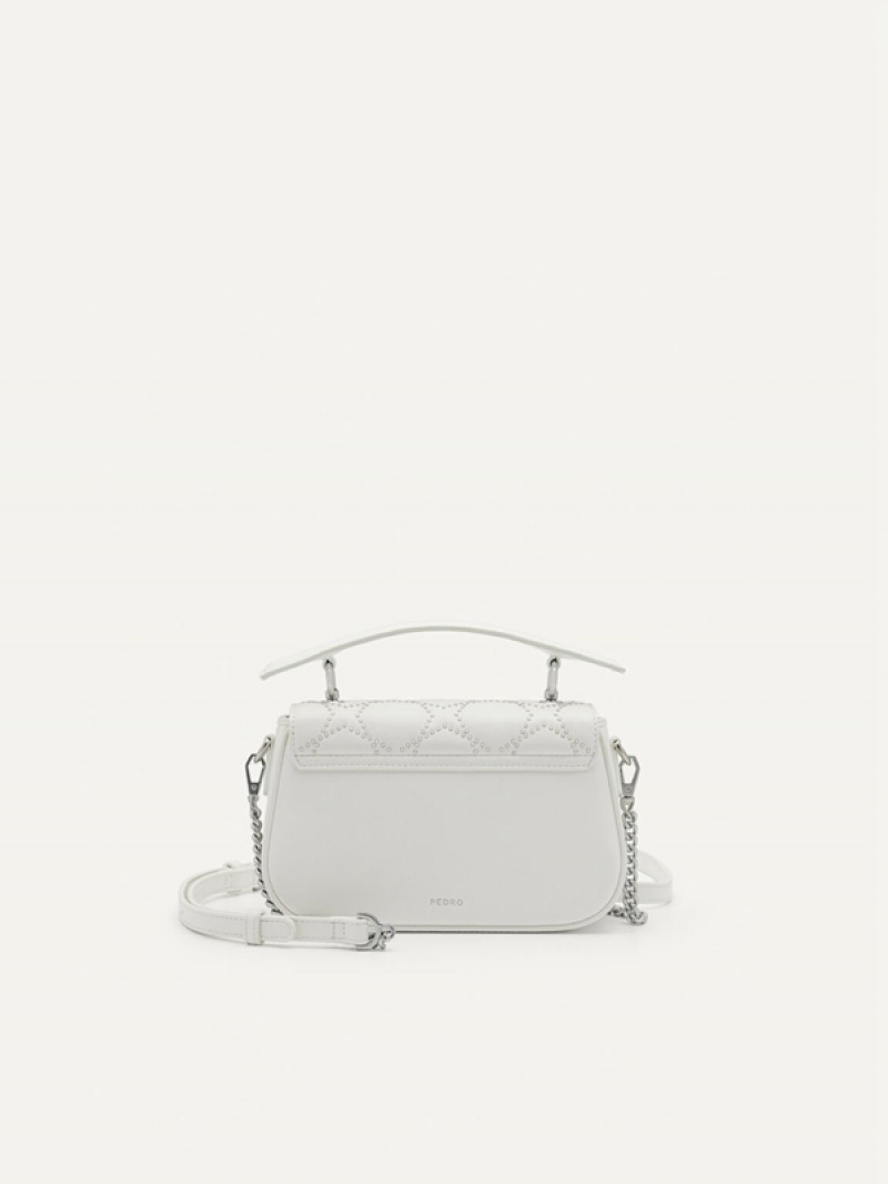 White Women's Pedro Maisie Mini Shoulder Bags | TSNXGD-052