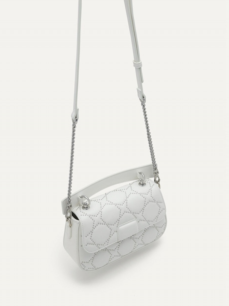 White Women's Pedro Maisie Mini Shoulder Bags | TSNXGD-052