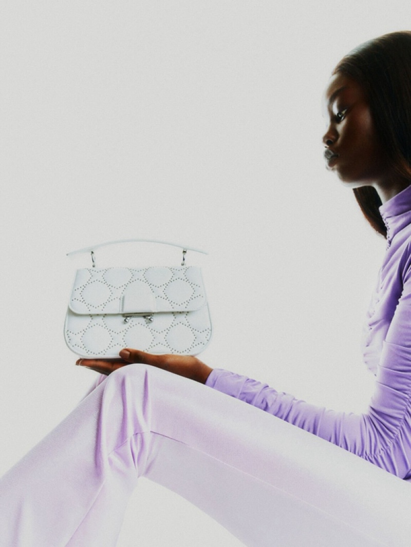 White Women's Pedro Maisie Mini Shoulder Bags | TSNXGD-052