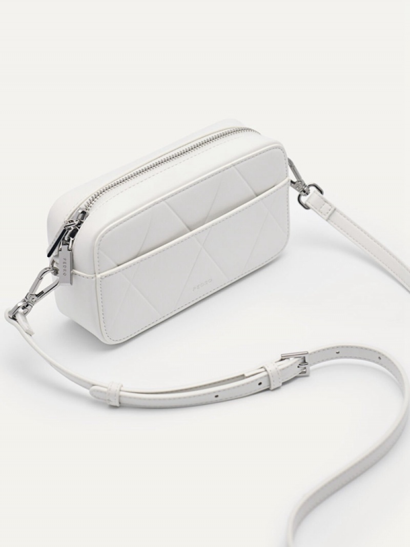 White Women's Pedro Megan Mini Shoulder Bags | IXGPAJ-831