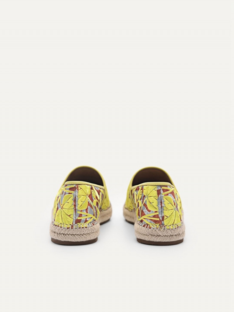 Yellow Women's Pedro Corrin Espadrilles | WXBYUL-328