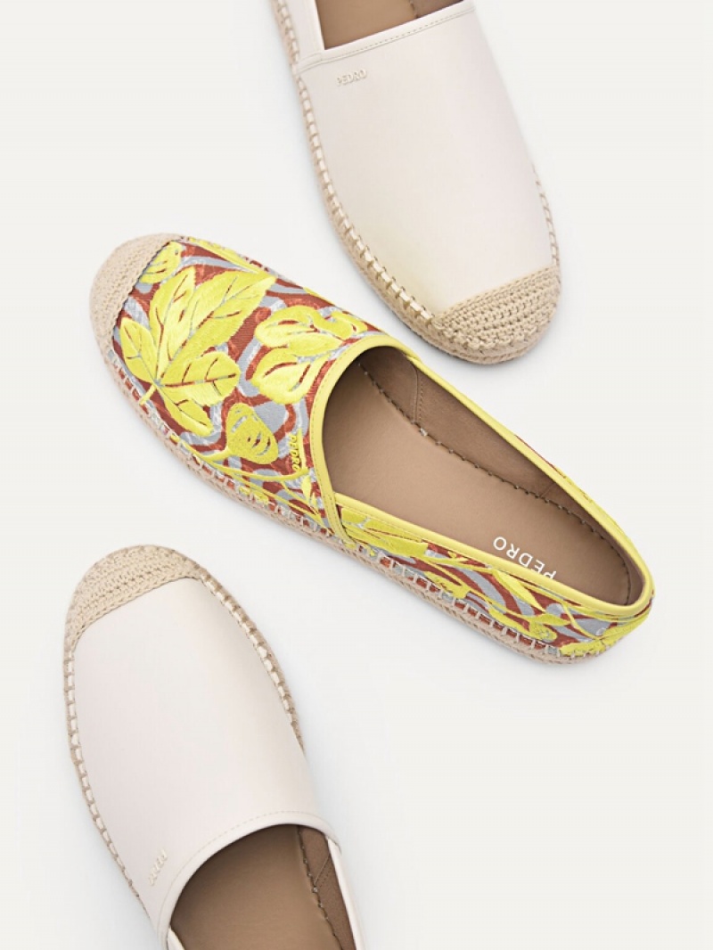 Yellow Women's Pedro Corrin Espadrilles | WXBYUL-328